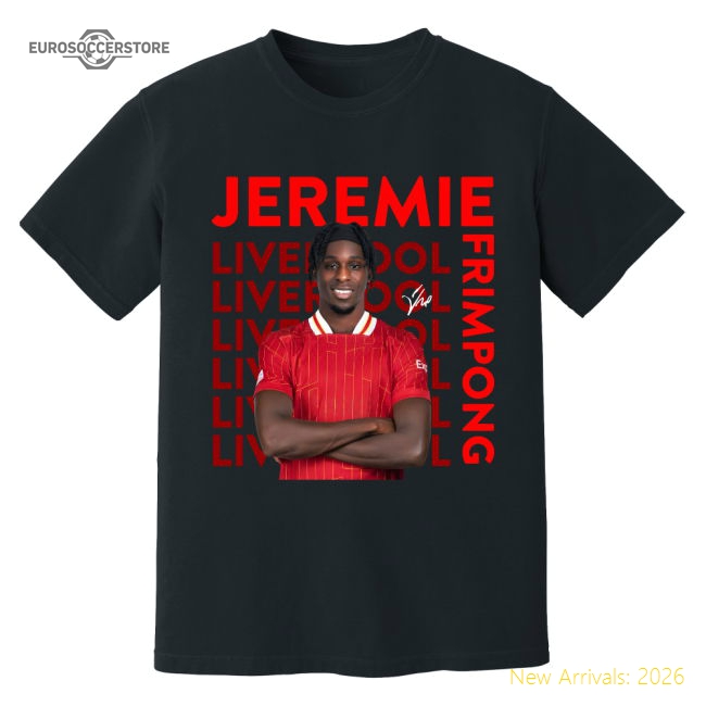 Premium Jeremie Frimpong Liverpool New Signing T-shirt (black)