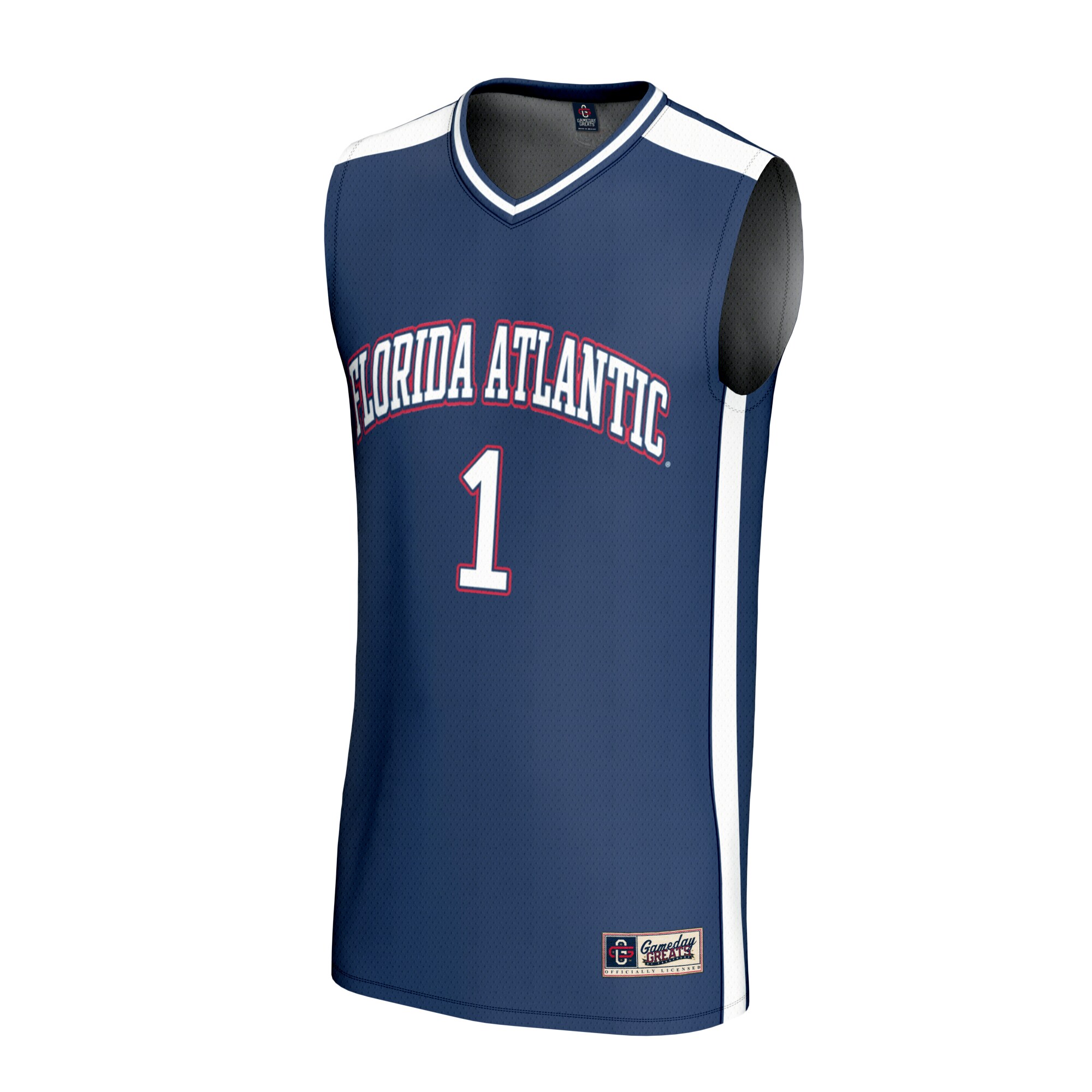 [DDG] Florida Atlantic Owls GameDay Greats Unisex Lightweight Basketball Jersey - Navy