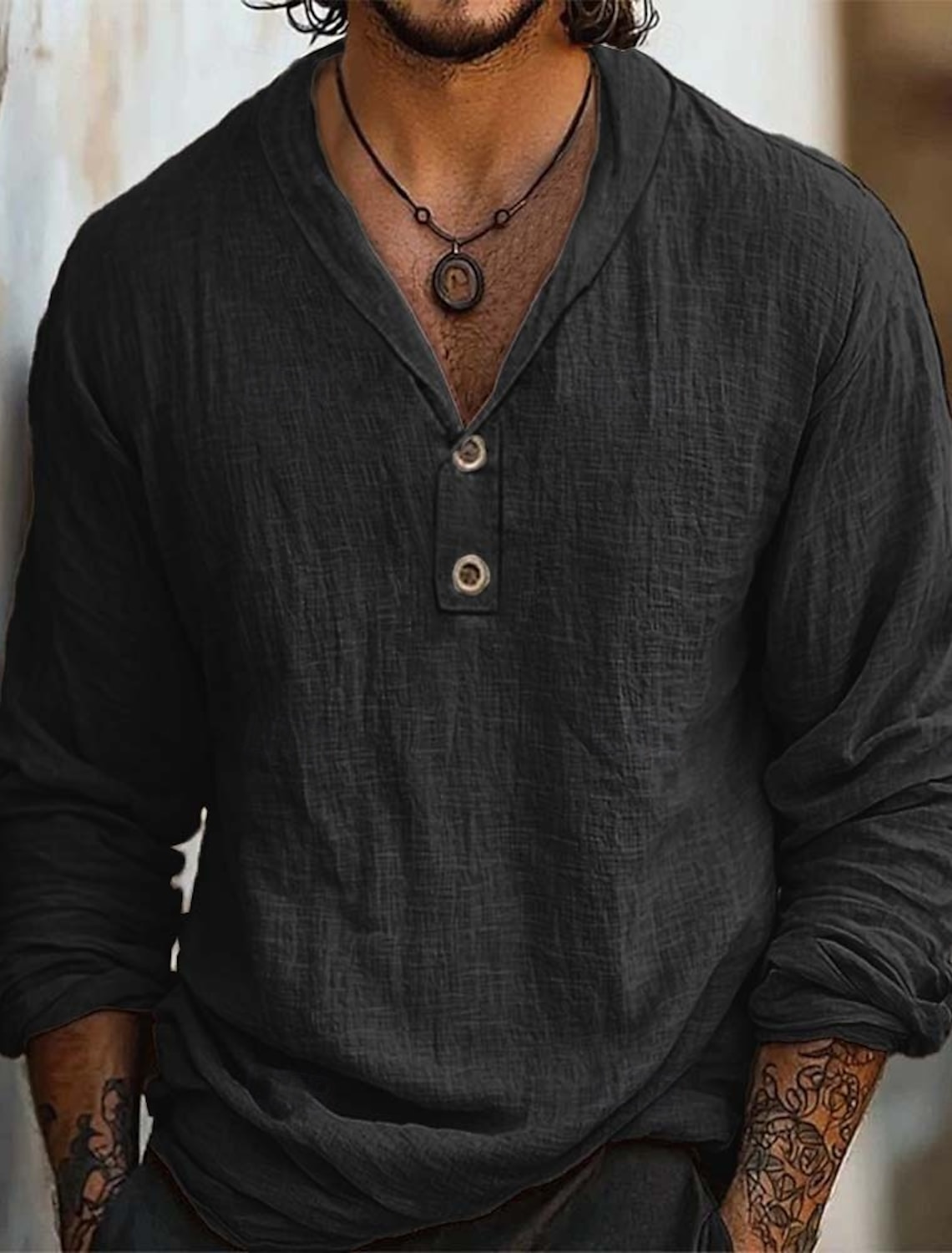 Men's Linen Pants Trousers Summer Beach Drawstring Patchwork Elastic