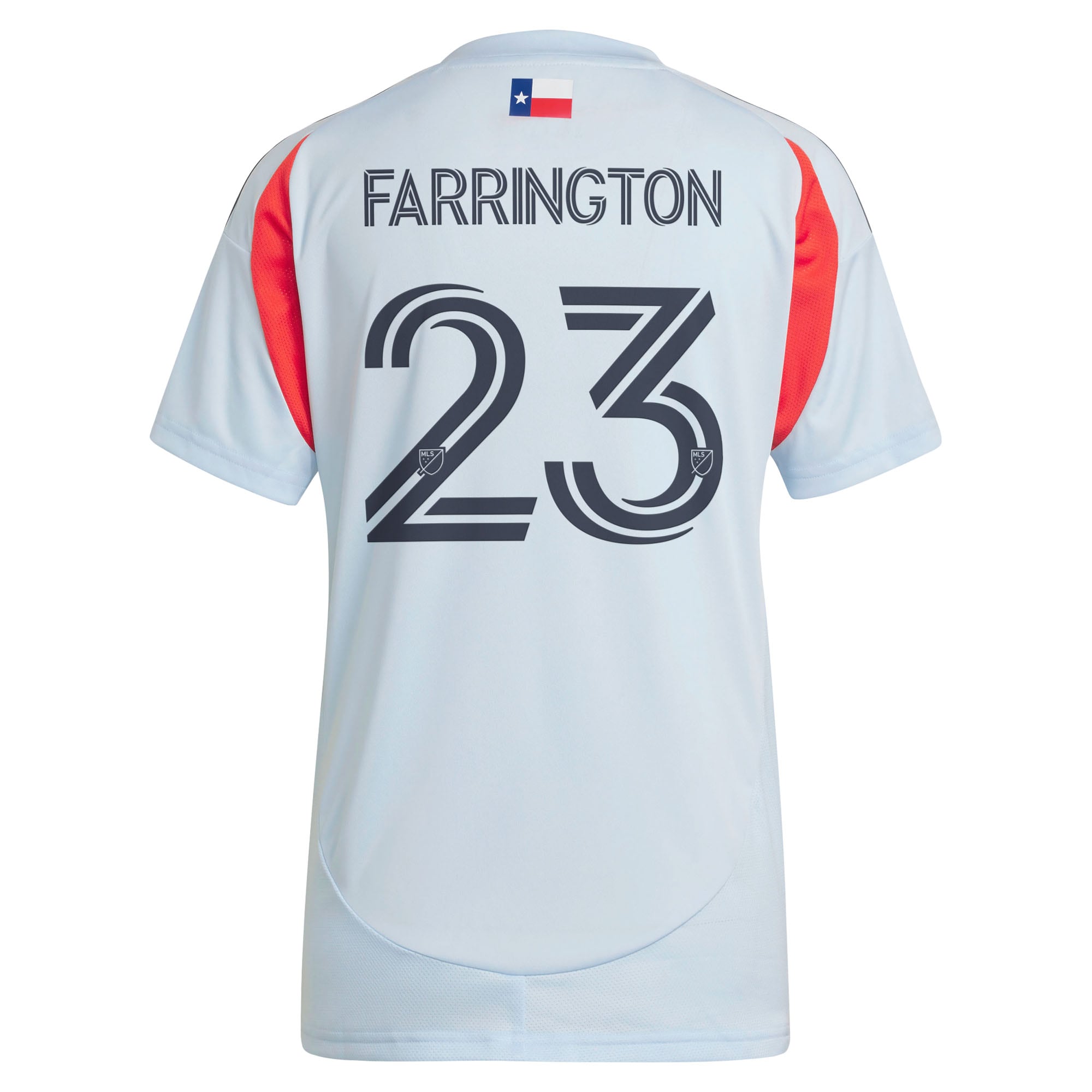 [JED] Logan Farrington FC Dallas Women's 2025 The Inferno Kit Replica Player Jersey - Light Blue
