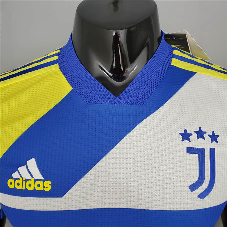 Juventus 21-22 Third YellowBlue Soccer Jersey Football Shirt Player