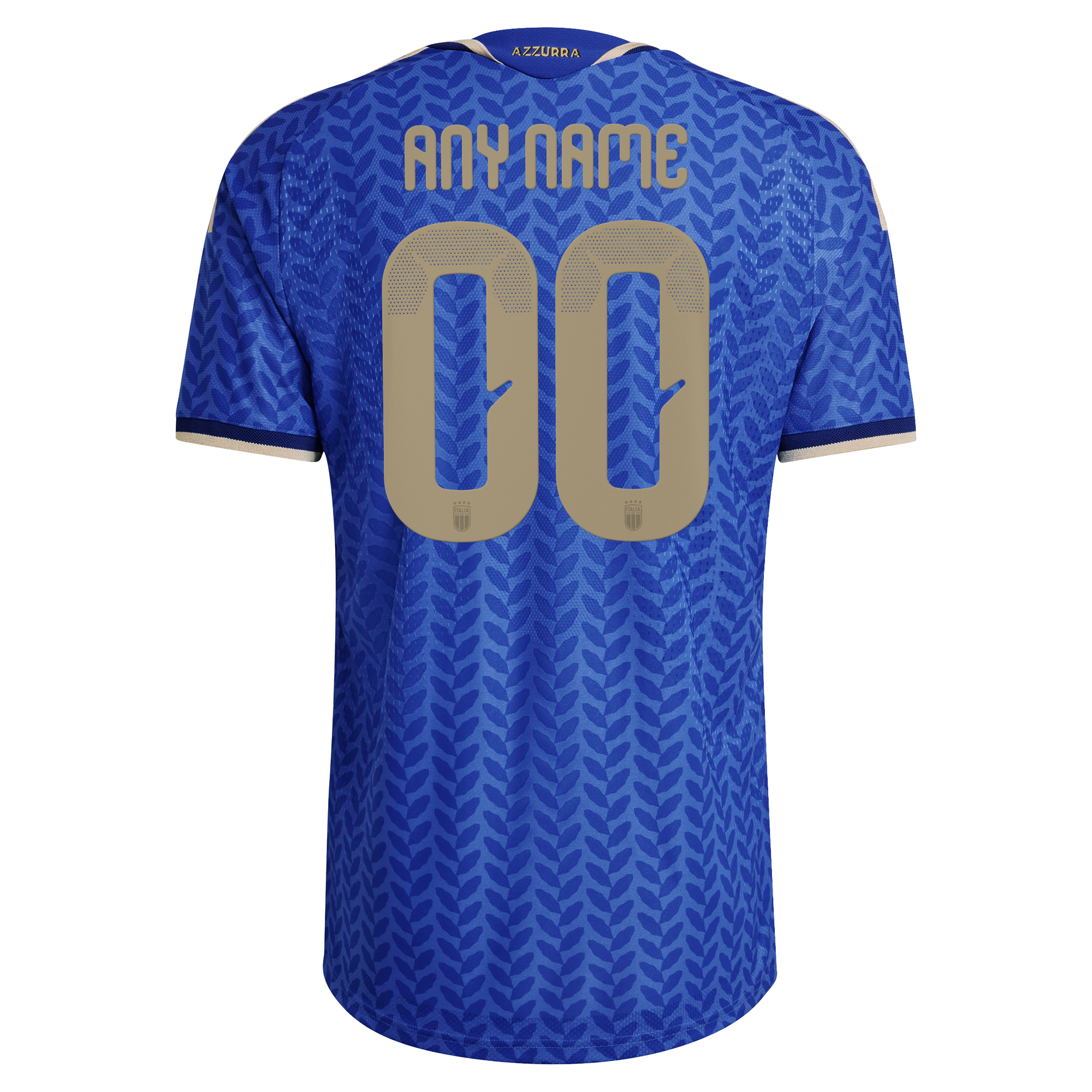 [SJH] Italy National Team 2026 Home On-Field Authentic Custom Jersey - Blue