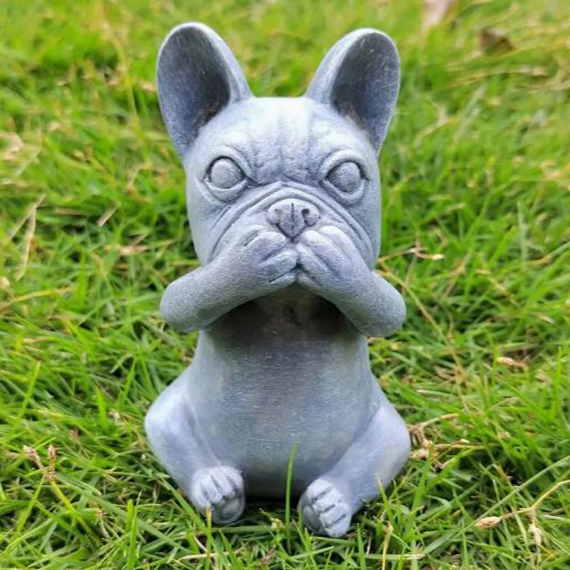 BonChien Charming Frenchie Resin Statue