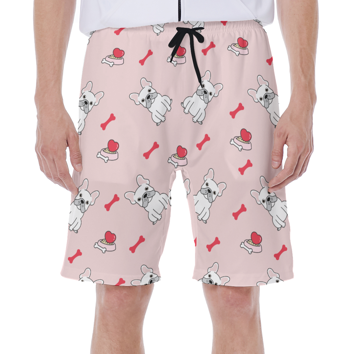 Romeo - Frenchie Men's Beach Shorts Paw Protection | Non-slip Design
