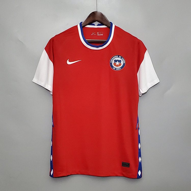 Professional Grade Chile 2020-21 Home Red Soccer Jersey Football Shirt
