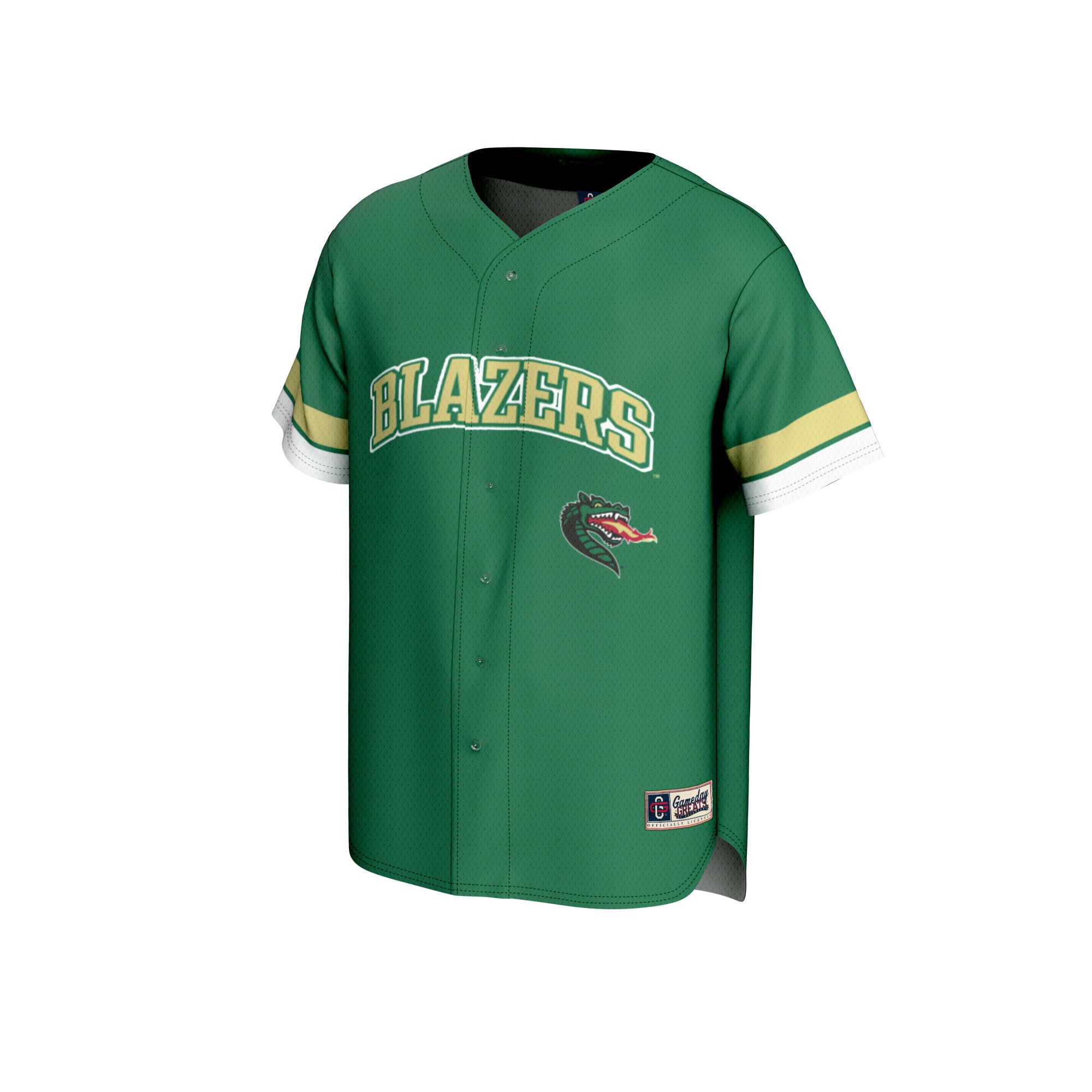 [NJP] UAB Blazers GameDay Greats Youth Baseball Jersey - Green