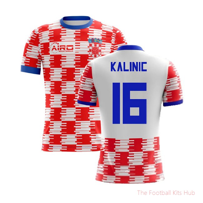[SJH] 2025/26 Croatia Home Shirt (Kalinic 16) - Kids