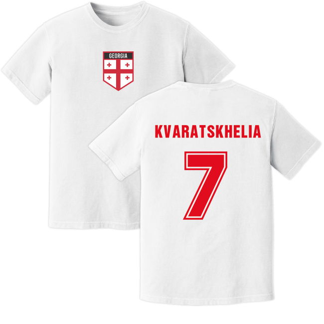 Adult Georgia Jersey Kvaratskhelia