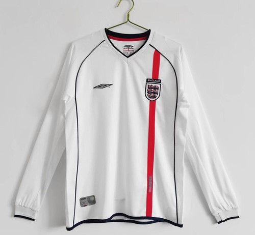 Top Grade 2002 England Camiseta Retro World Cup With Limited Edition