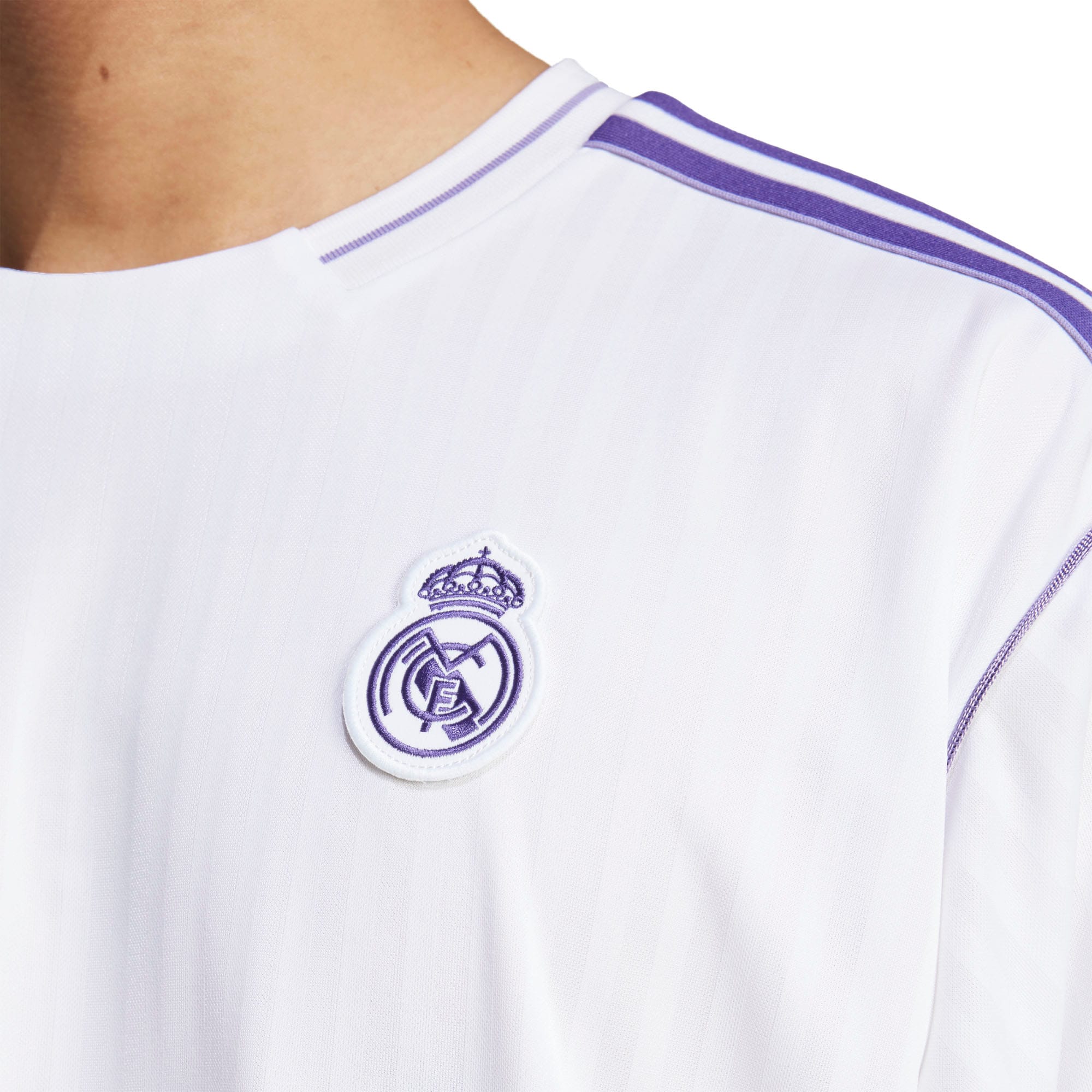 [SJH] Real Madrid Originals Terrace Icons Collection Fashion Jersey - White