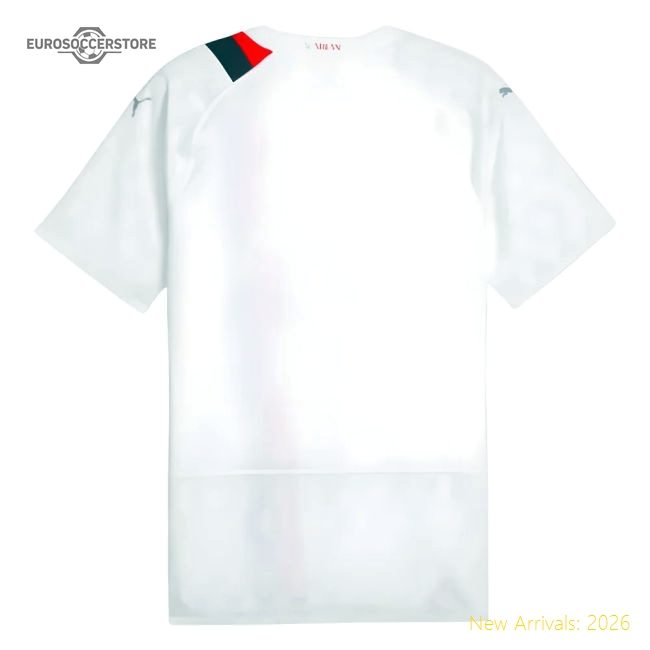 Ac Milan Away Kit 2023-2024 Fan Style Jersey For Match Days