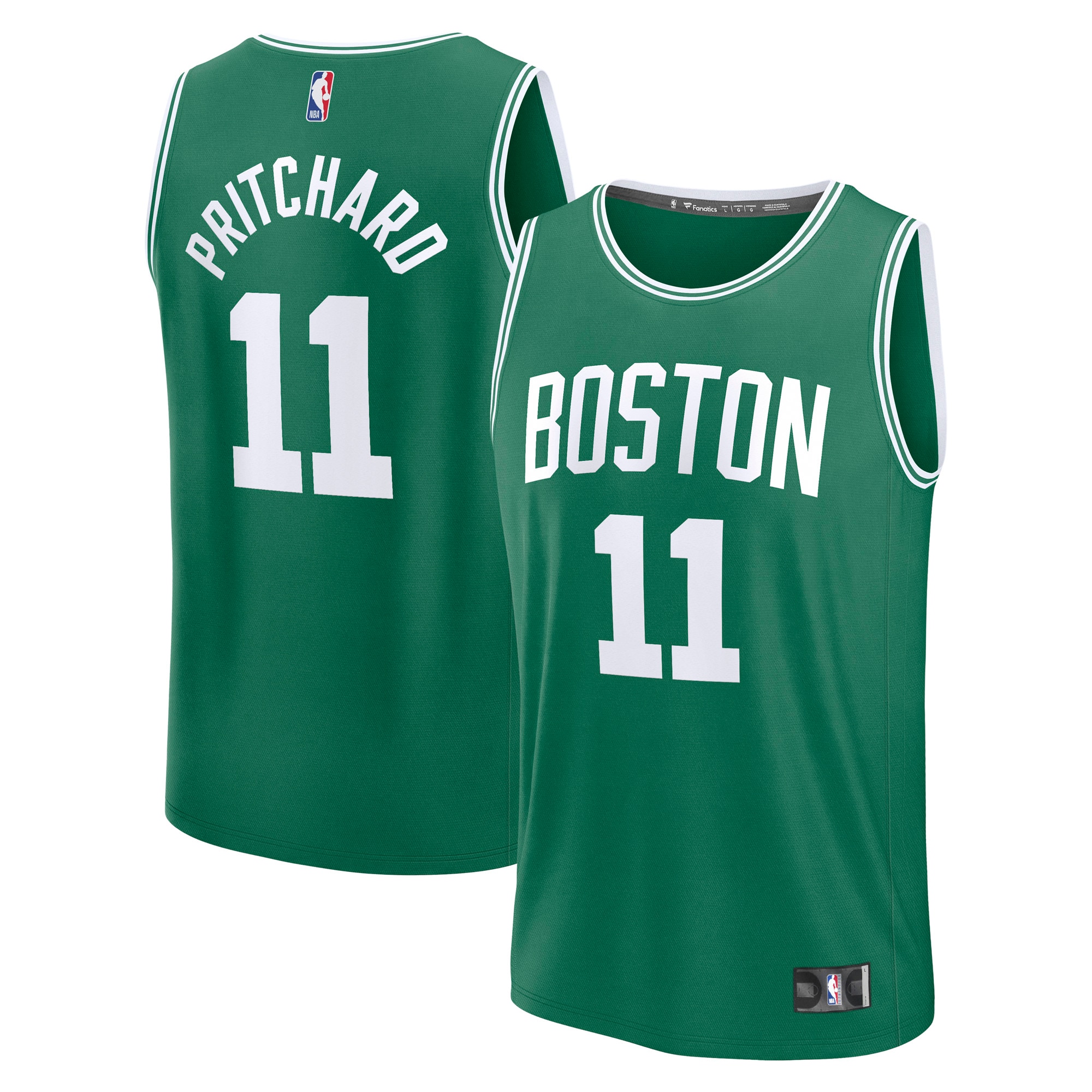 [LK] Payton Pritchard Boston Celtics Fast Break Replica Player Jersey - Icon Edition - Kelly Green