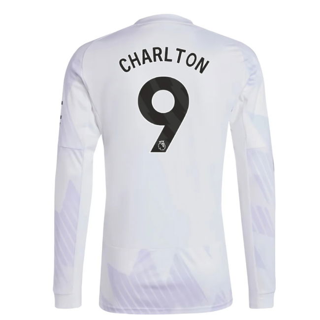 2025-2026 Man Utd Long Sleeve Away Kit (Charlton 9)