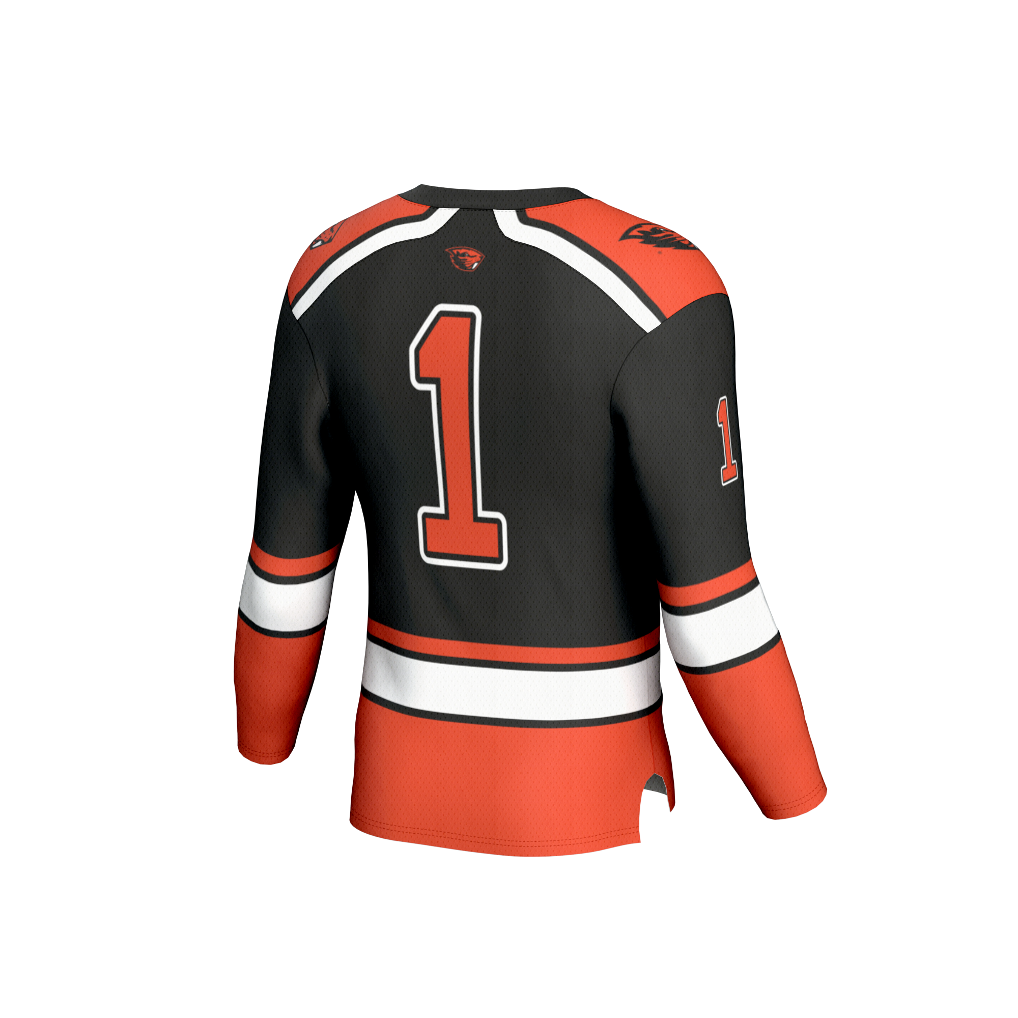 [NJP] Oregon State Beavers GameDay Greats Youth Lightweight Hockey Fashion Jersey - Black