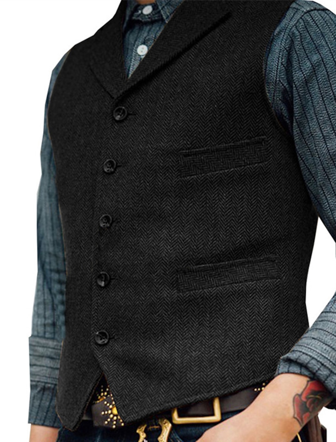 Men's Vest Waistcoat Wedding Event / Party Holiday Vintage 1920s