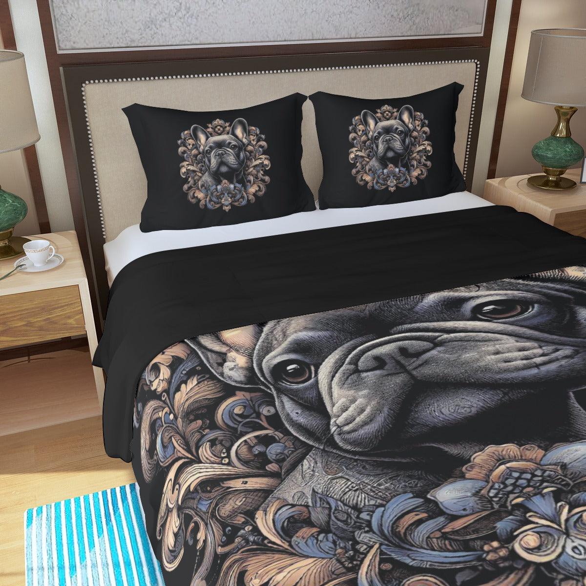 French Bulldog Lionel Bedding Set Cute Frenchie Essential