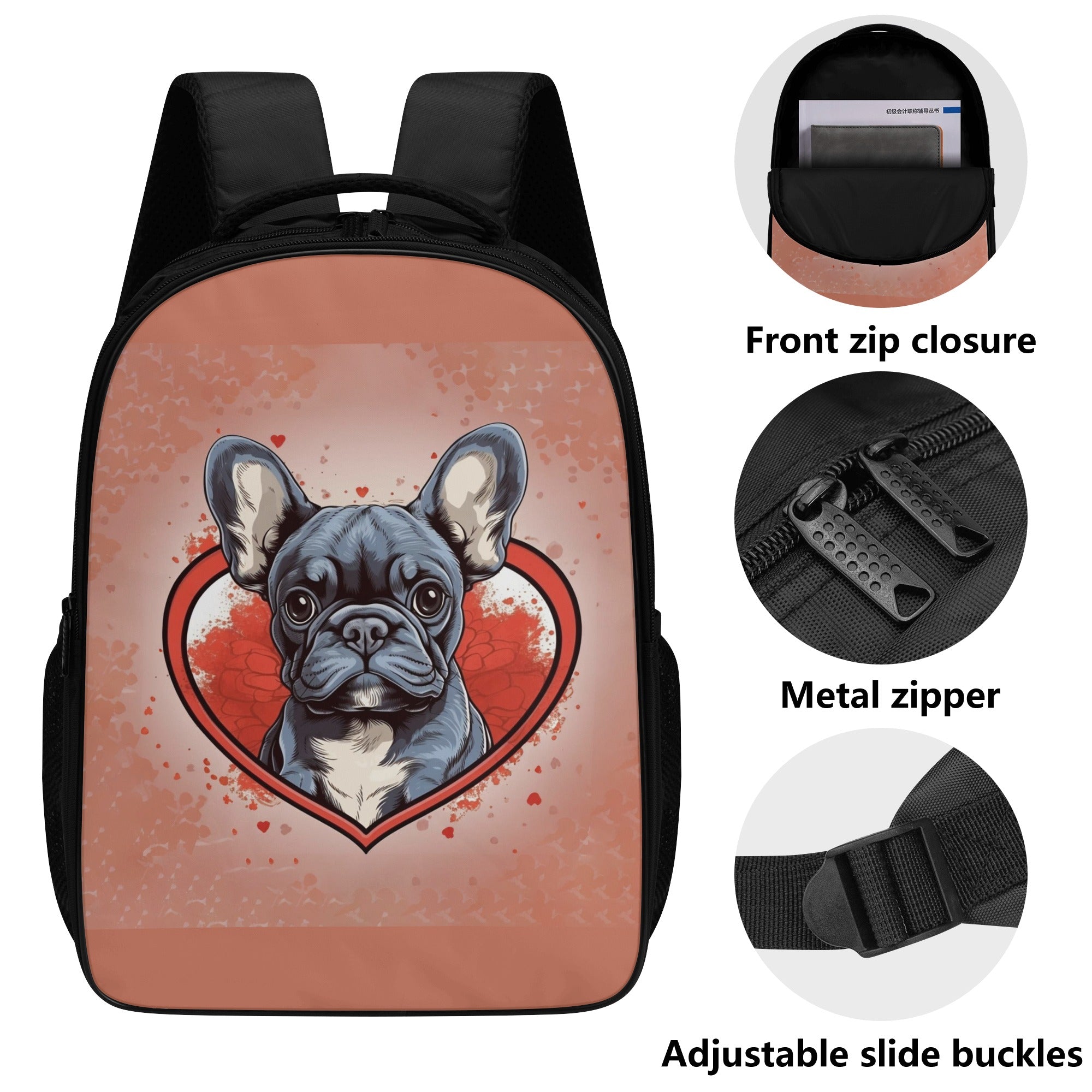 - Non-slip 16 Inch Dual Compartmen Backpack Pet Gear | Non-slip Design