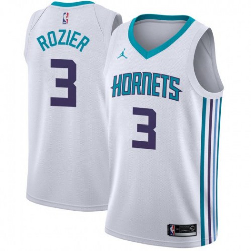 Hornets Terry Rozier #3 Authentic 2024 Icon NBA Swingman Jersey White