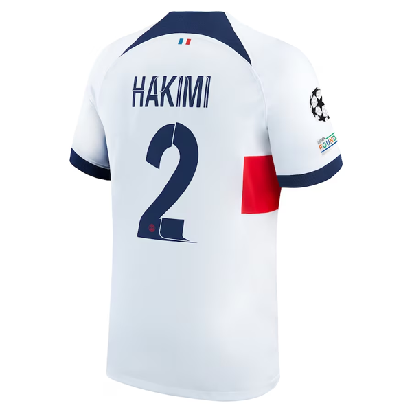 Paris Saint‑Germain FC Hakimi 2023-2024 UCL Away Jersey – Authentic Shirt