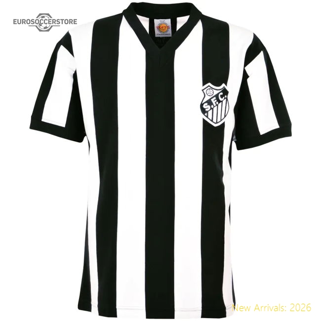 Santos 1970s Retro Kids Retro Football Shirt