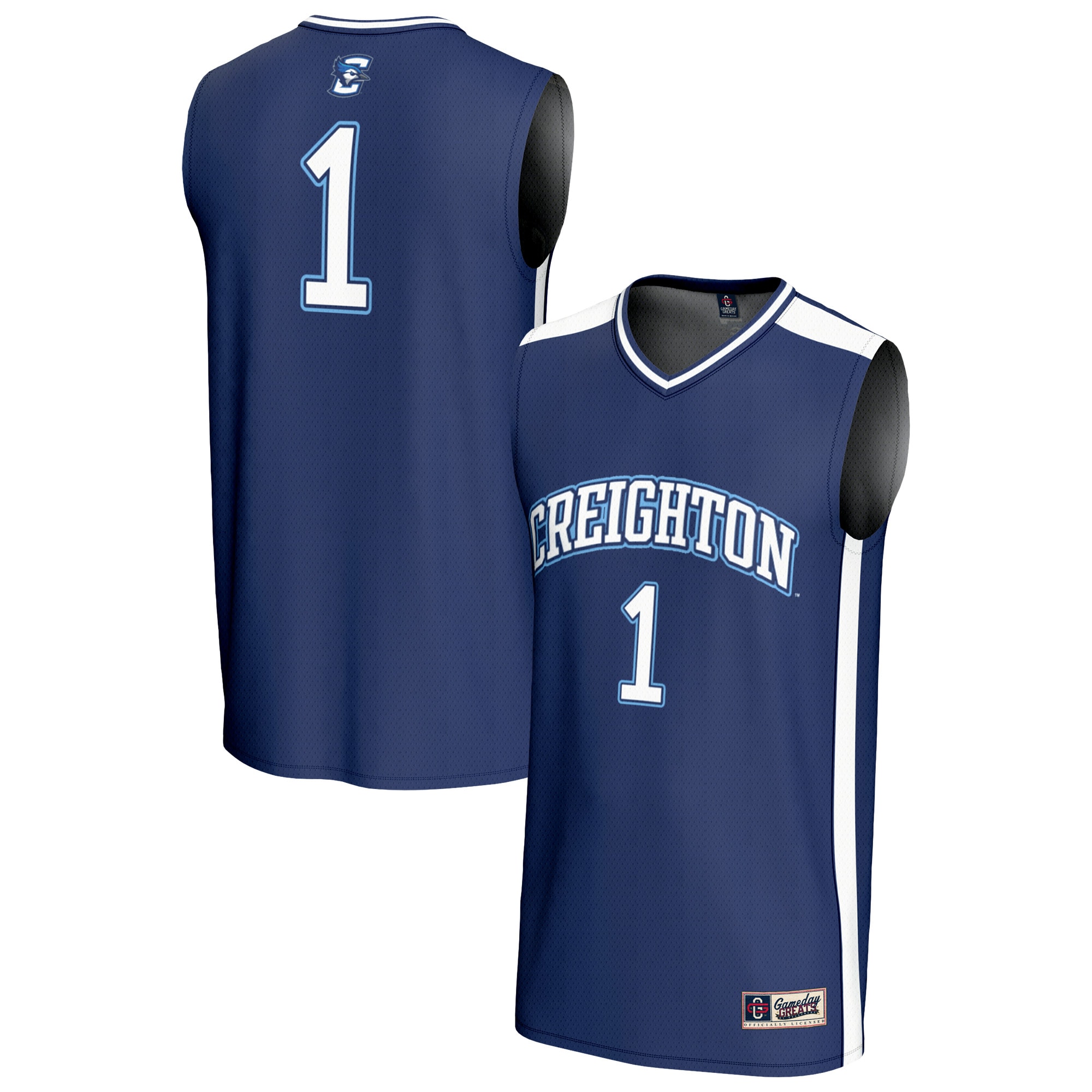 [NJP] Creighton Bluejays GameDay Greats Youth Lightweight Basketball Fashion Jersey - Blue