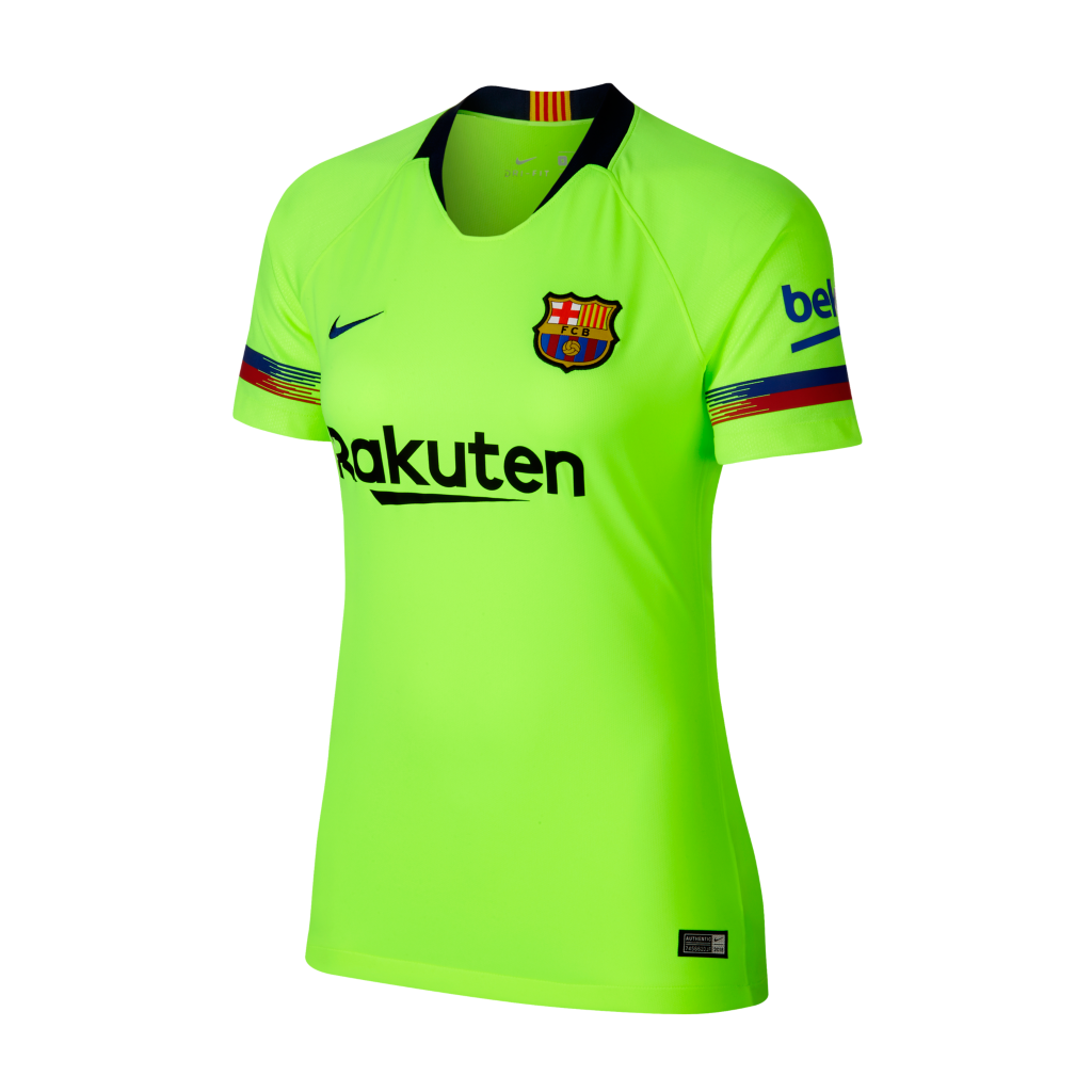 Barcelona Away 201819 Women Soccer Jersey Shirt - Official Replica
