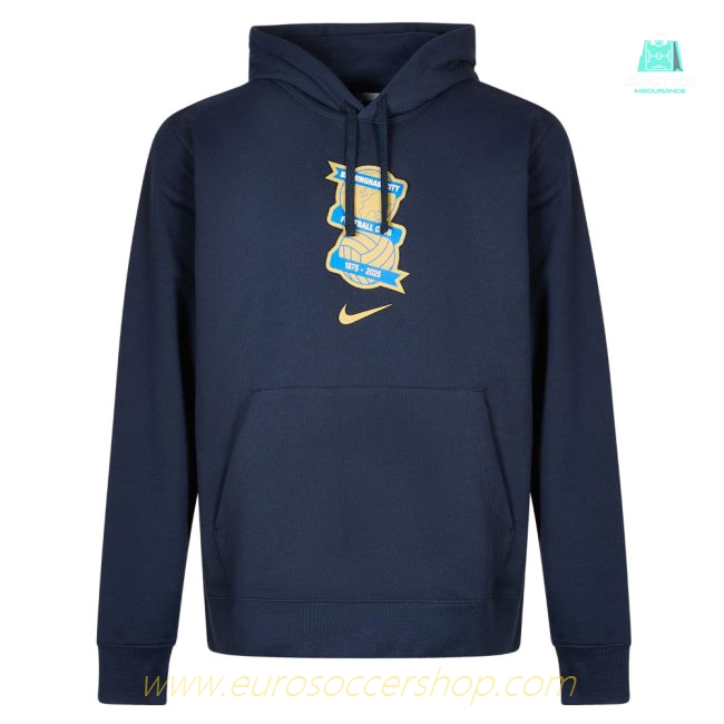 2025-2026 Birmingham City Fleece Hoodie (Obsidian)