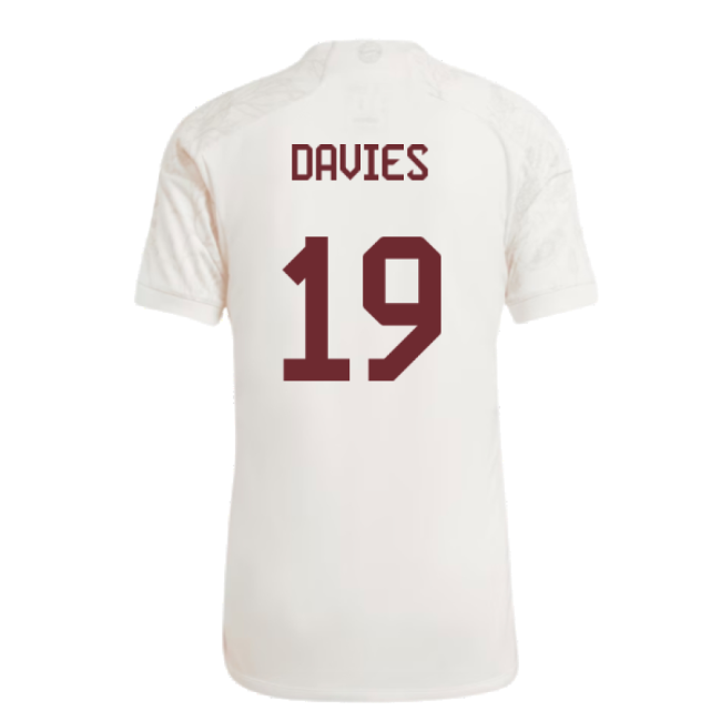 Bayern Munich Third Pro Jersey Davies Official Design Comfortable