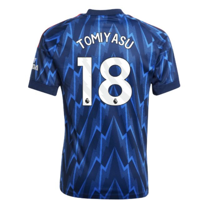 Dedicated Arsenal Arsenal Away Shirt Kids Tomiyasu #18 Superior Cr...