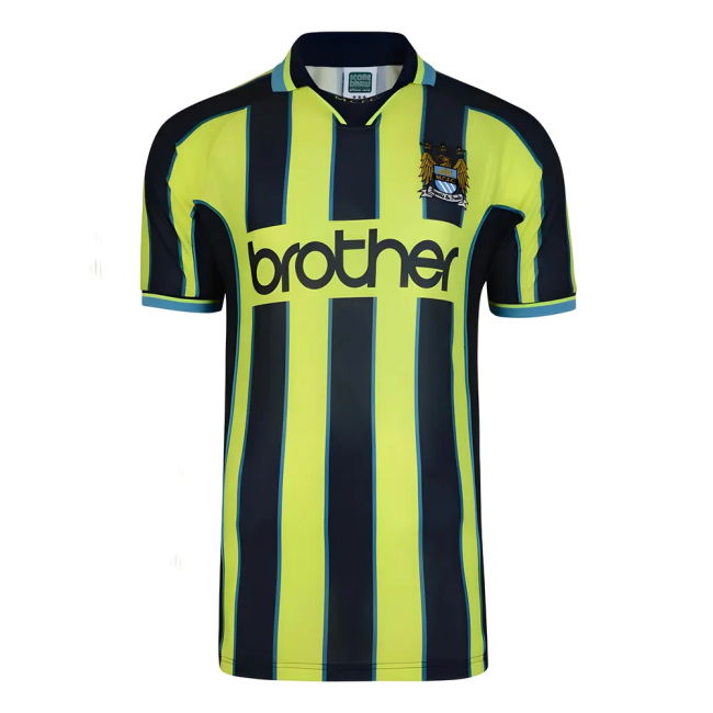 1999 Man City Soccer Jerseys classic Third Football Shirt
