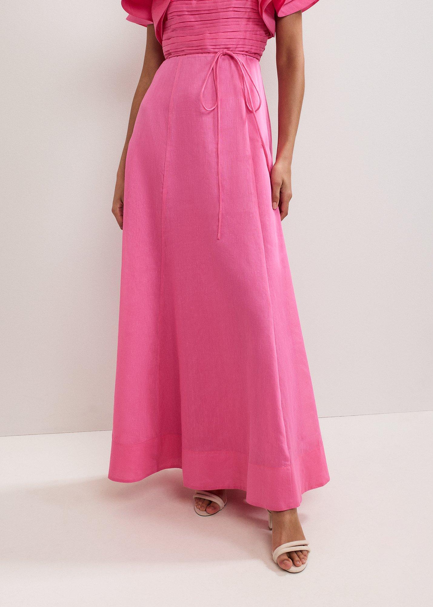 Rhianna Puff Sleeve Midi Dress