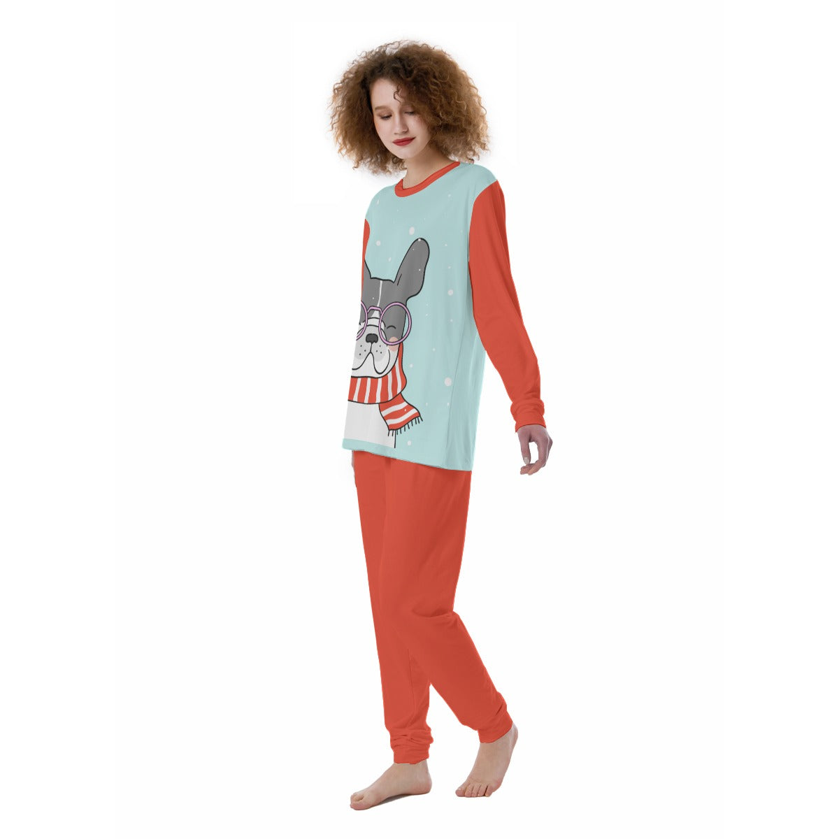 Cozy Storm - All-over Print Women's Pajamas for Everyday Wear