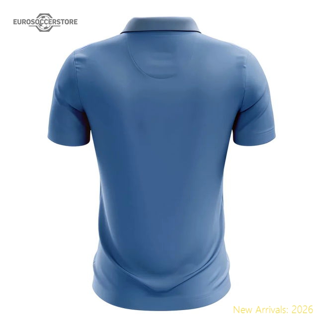 Outstanding Argentina National Team Football Polo Shirt (sky)