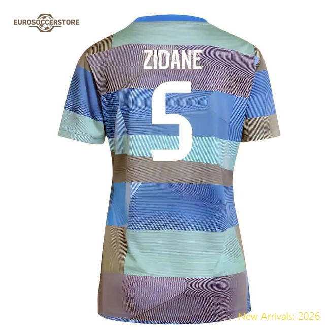 Football Team Zidane Exclusive Womens Jersey Smart Fabric Stretchy