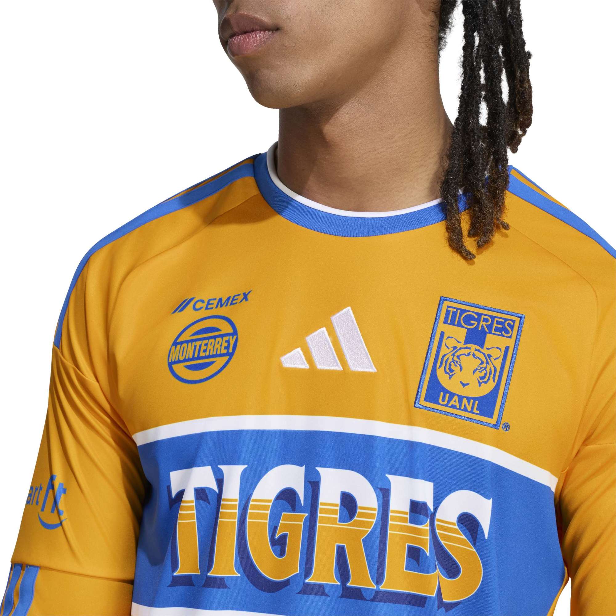 [JED] Tigres UANL 2026/27 Home Replica Long Sleeve Jersey - Gold