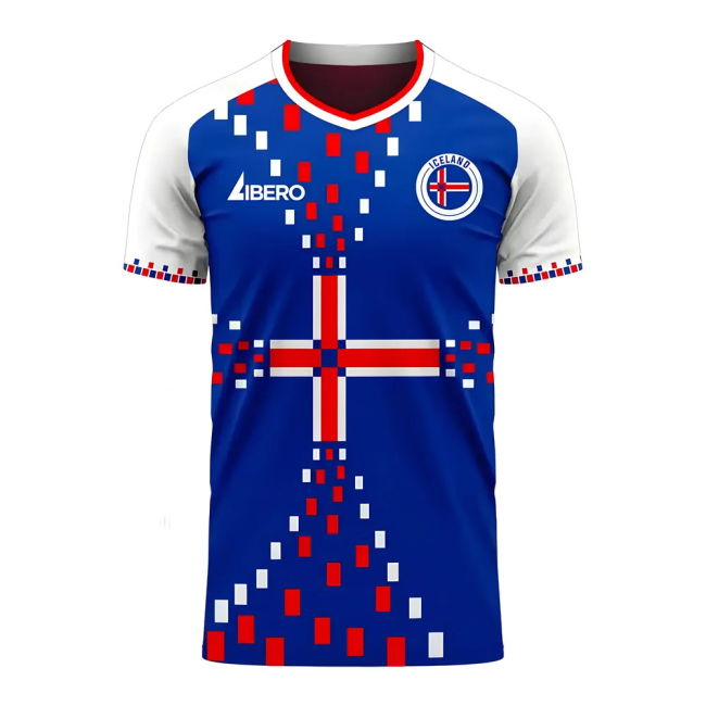 Iceland 2025 Professional Style Iceland Home Pro Shirt 2025-2026