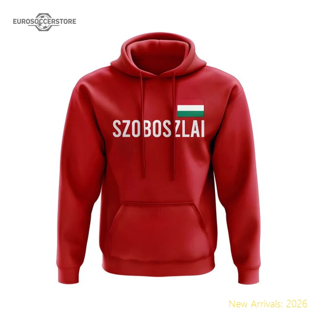 Dominik Szoboszlai Hungary Name Hoody (Red)