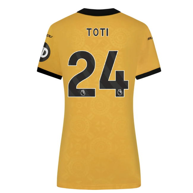 Replica 2025-2026 Wolves Home With Vintage Design - Legendary Number 7