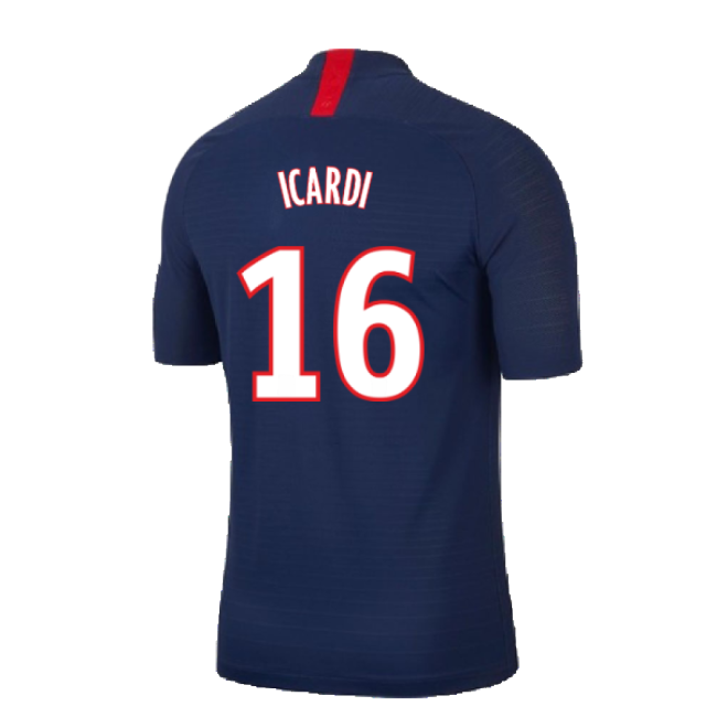 Genuine Psg 2019-20 Home Nike Vaporknit Shirt ((Mint) S) (Icardi 16)