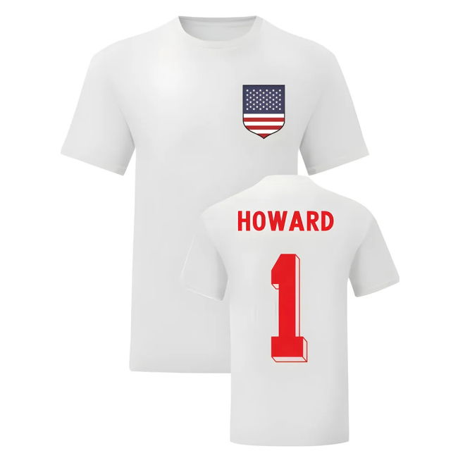 Fan-Favorite Tim Howard Usa National Hero Tee (White)