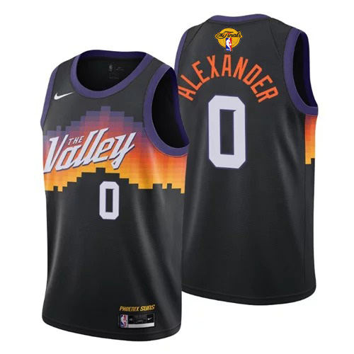 Black PHX Phoenix Suns #0 Nike Fan Edition Jersey Premium Quality
