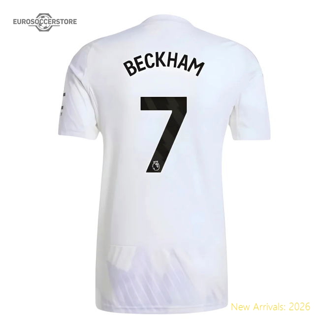 Top-grade 2025-2026 Man Utd Away Shirt (beckham 7) - Premium Quality
