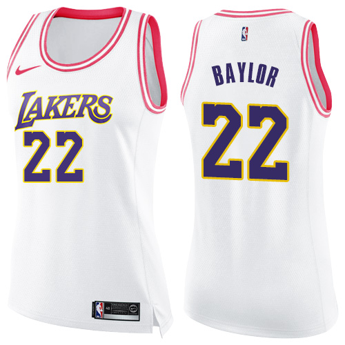 LA Lakers #22 Elgin Baylor Authentic 2024 Icon NBA Jersey - White