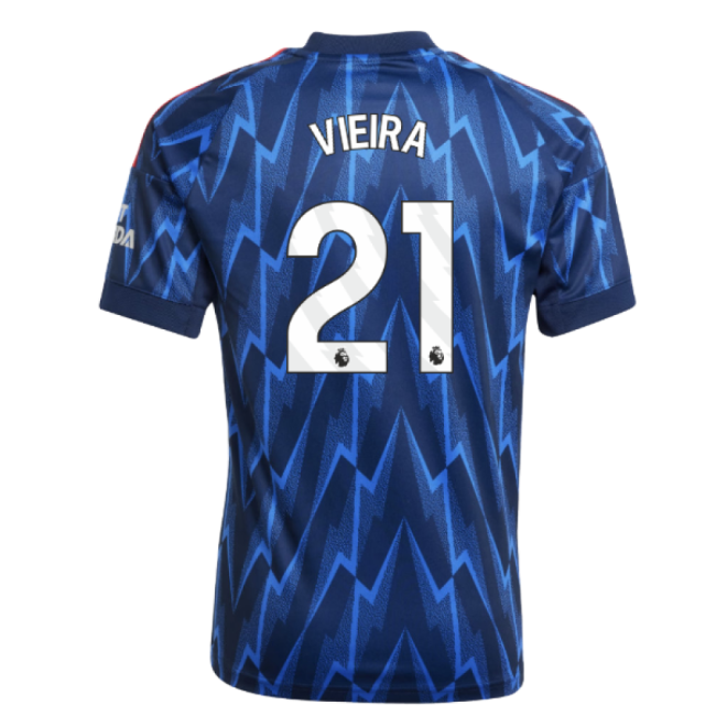 Vieira 21 Original Replica Arsenal Away Replica Jersey for Kids