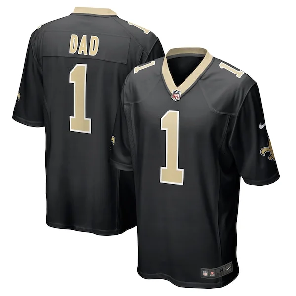 Performance New Orleans Saints Game Jersey - Premium Black NFL Fan ...