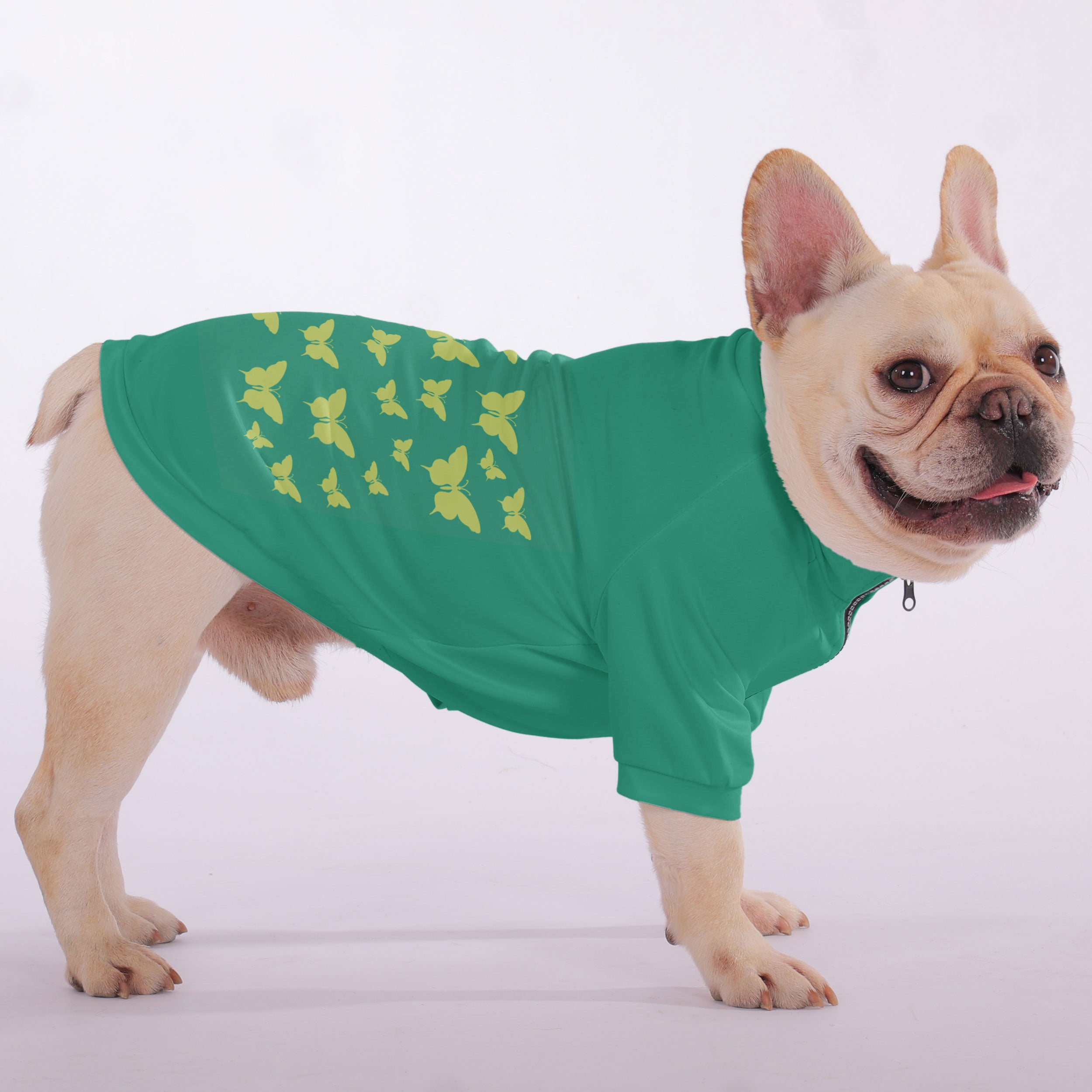 Inspired Snuggly Zip-up Sweatshirt For French Bulldogs Outdoor Style