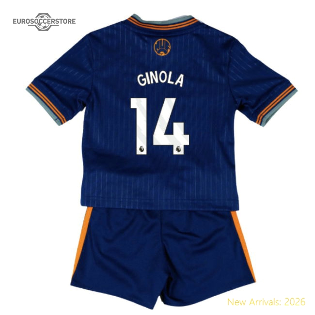 Official 2025-2026 Newcastle Third Mini Kit (ginola 14) - Premium