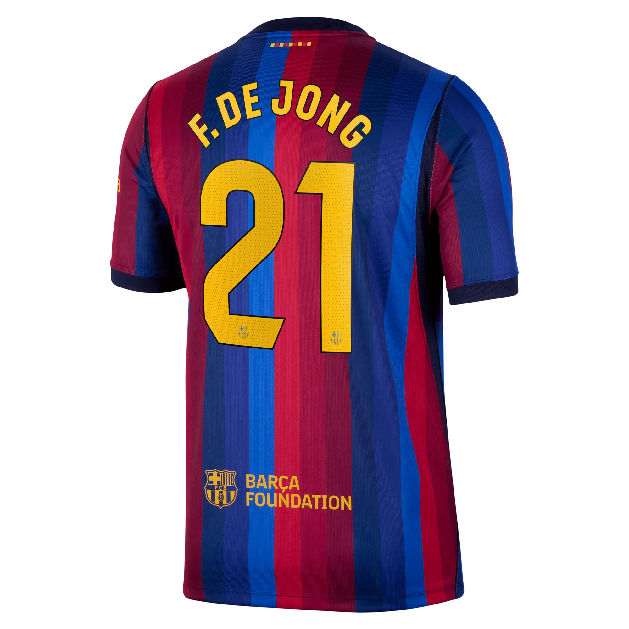 [SJH] Frenkie de Jong #21 Barcelona 2026/27 Home Stadium Replica Jersey - Red