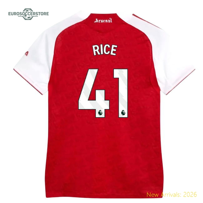 2025-2026 Arsenal Home Fan Version Ladies' Football Jersey For Match Day