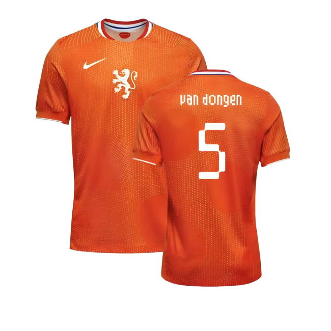 2025-2026 Netherlands Womens Team Shirt (Kids) (Van Dongen 5)